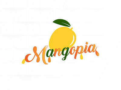 Mango Logo clock logo design illustraion logo logo design