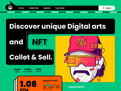 NFT marketplace ✨ binance branding crypto design figma graphic design landing page nft nft marketplace open sea token ui ui design web design