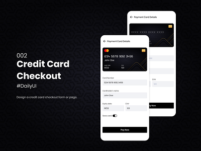 Credit card checkout app checkout credit card dailyui design ecommerce form mastercard money payment ui ux visa