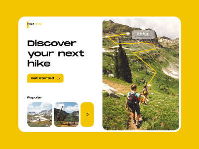 Peppit hiking - Web design