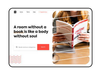 Book store - Web design