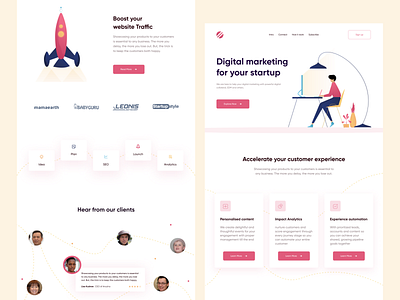 Digital Marketing - Web design branding colours design download flat illustraor illustration minimal practicing trending trending ui typography ui ui design uiux ux vector web web design website