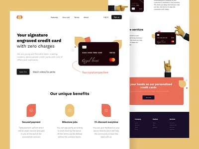 CC - Web design 3d branding cards ui clean clean ui creditcard debit card design download finance handz minimal neat practicing trendy typography ui ui design uiux vector