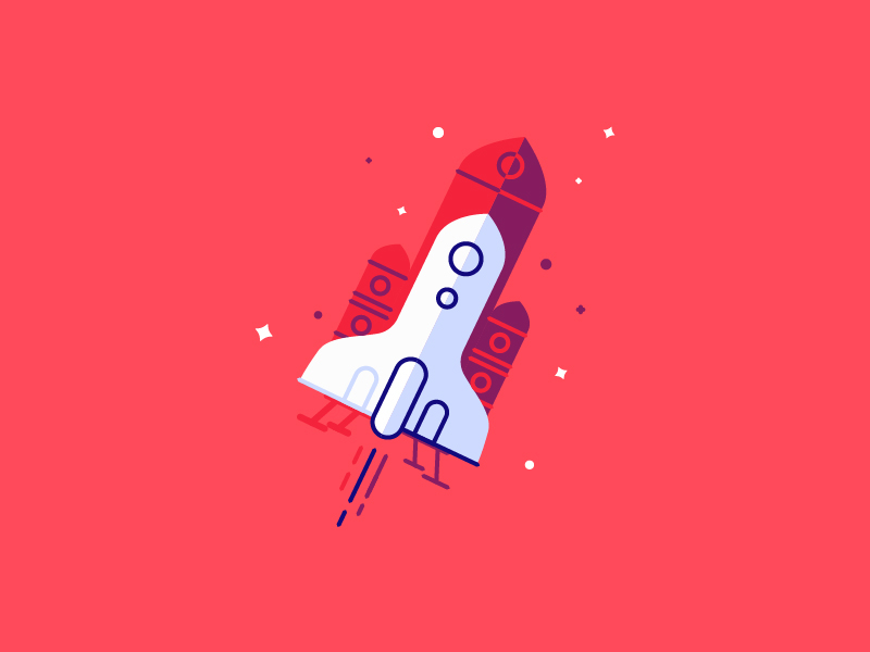 #010 Rocket By Karthik Rajendiran On Dribbble