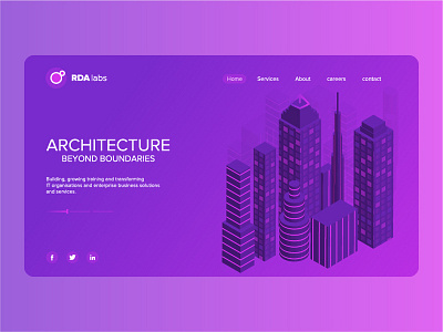 Web for RDAlabs branding design illustraor illustration practicing typography ui ux vector web