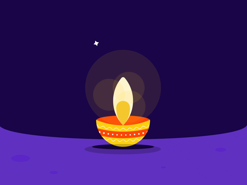 Diwali Diya Lightin Illustration designs, themes, templates and  downloadable graphic elements on Dribbble