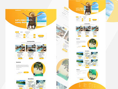 Travel agency webdesign