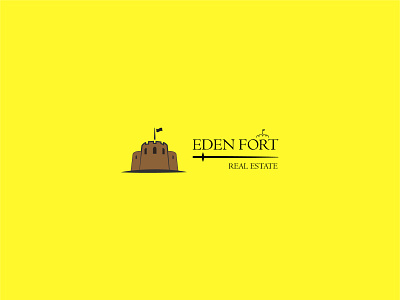 Eden Fort Logo adobe illustrator branding cool logo design estate logo free logo graphics design logo logo design logotype typography vector
