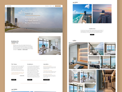 Real Estate landing page landing page modern real estate sophisticated squarespace ui