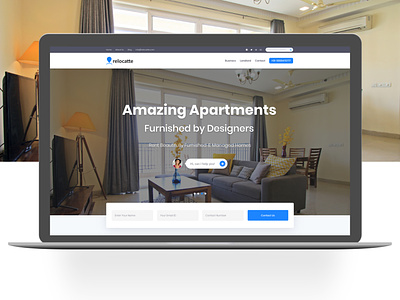 Relocate Landing page