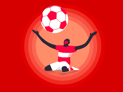 footballer footballer illustration success vector victory