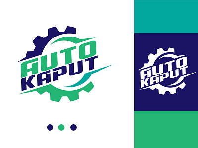 Auto kaput app branding icon illustration logo logo design online vector