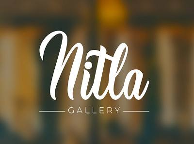 Nitla Gallery Logo art design graphic graphic design logo vahidangaji