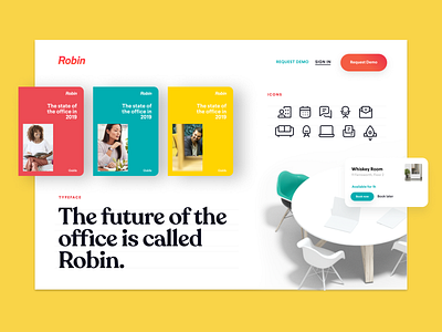 Design System for the new Robin website saas