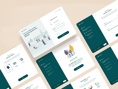 On Boarding Form Experience for a Banking/FinTech New Website banking branding finance fintech form icons identity illustration login on boarding sign up ui web design website