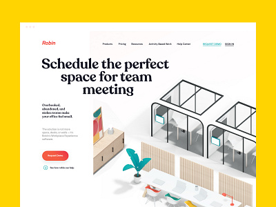 Landing page for Robin's new website / webdesign
