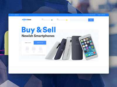 Market Place Homepage Design