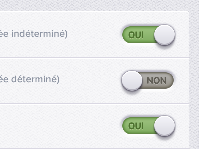 Free PSD: IOS Toggle design interface ios iphone psd switch toggle ui