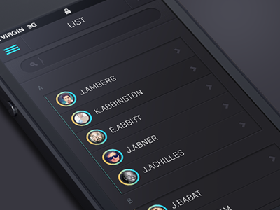 IOS 7 Flat app design button data glow graph header interface ios iphone menu mobile nav bar profile statistics stats ui