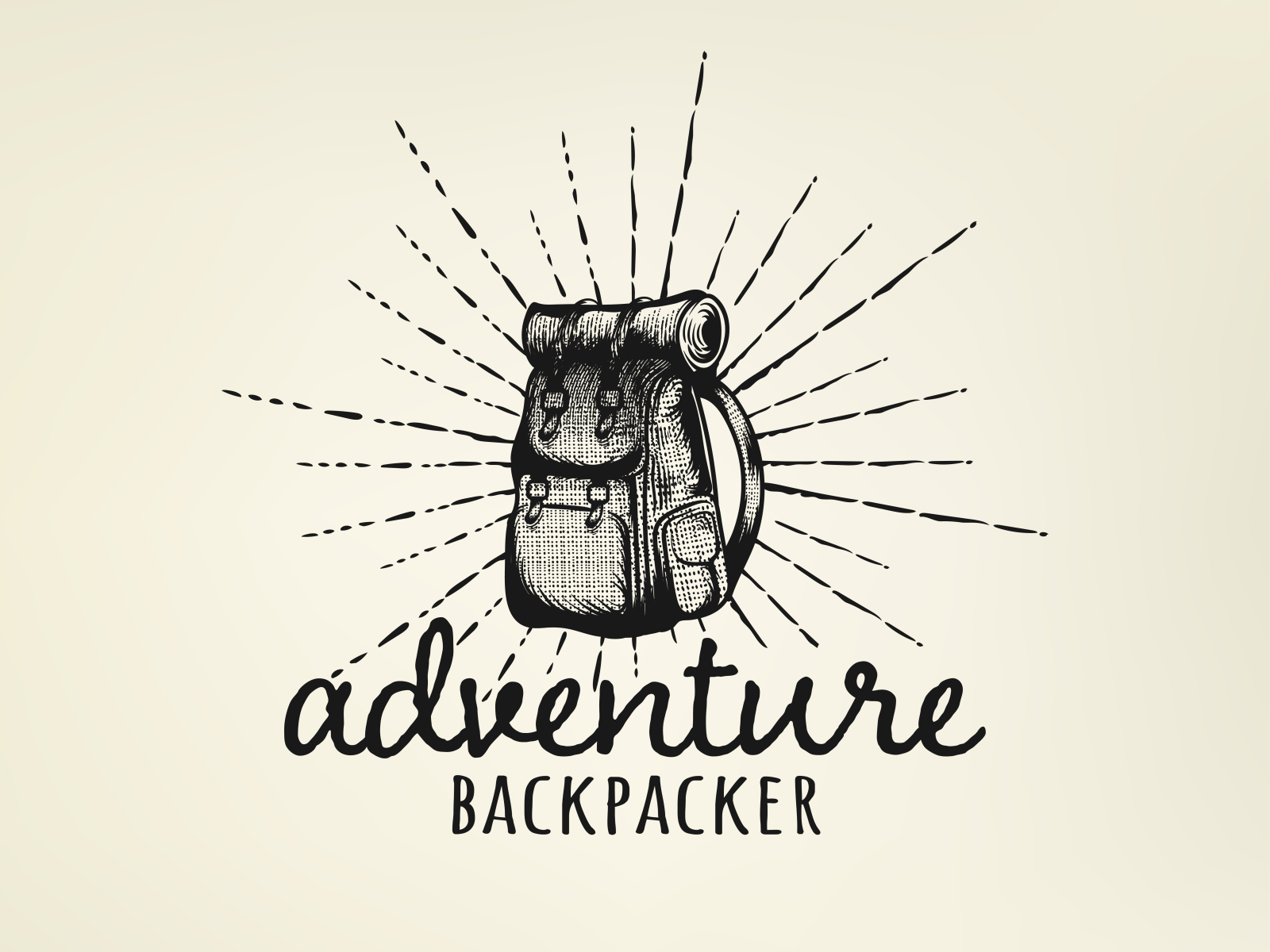 Adventure Backpacker Logo By Wngs On Dribbble