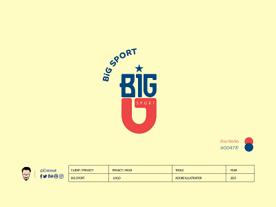 Big Sport logo brand creative creativity design designer identity illustration illustrator logo logos social sports logo