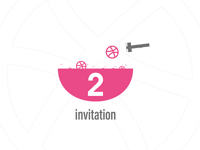 2 invitation dribbble invitation