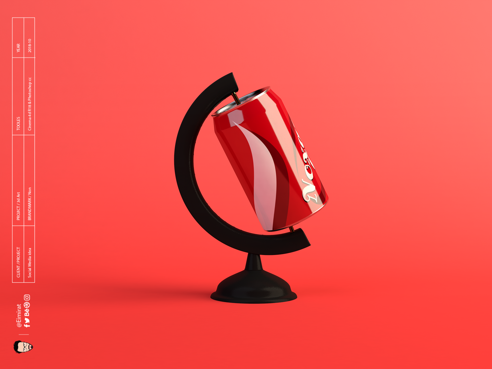 World Coca_Cola by Ahmed Eimirat on Dribbble