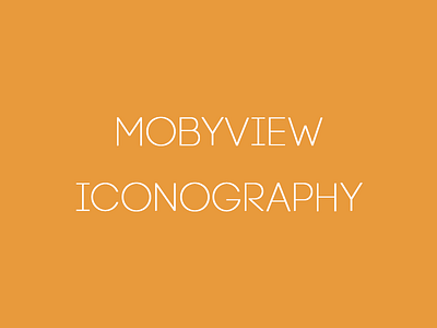 Mobyview Iconography design icon icone illustrator photoshop ui ux web