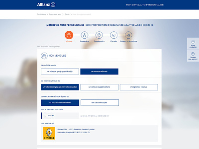 Allianz 2016 Design allianz assurance design ui ux web