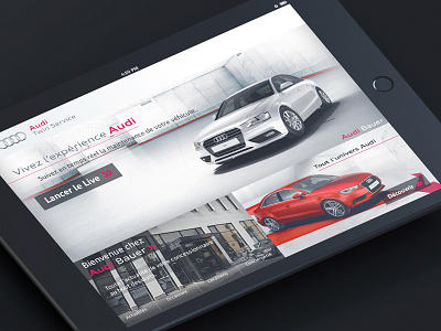 Audi Twi Service app application audi car design ipad ui ux