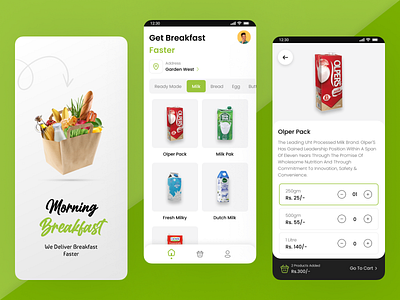 Morning Breakfast app app design branding design logo mobile ui ux