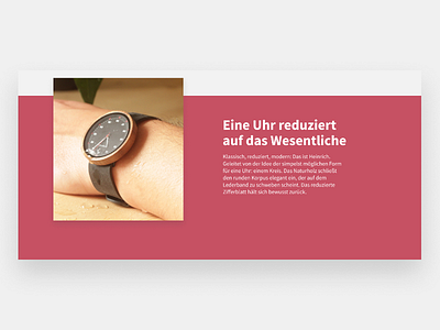 Productlandingpage 2column image product uidesigner watch webdesign webdesigner webflow