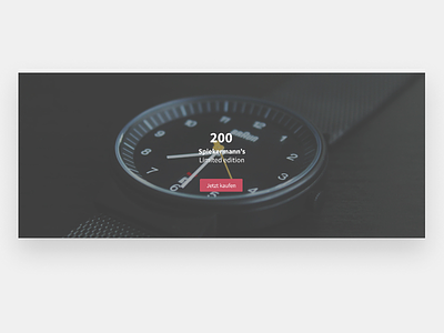 A Detailed view Section with a Countdown designer section watch webdesign webdesigner webflow