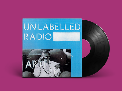 Vinyl record - Unlabelled Radio branding color design graphic design graphic design london music radio vinyl vinyl record