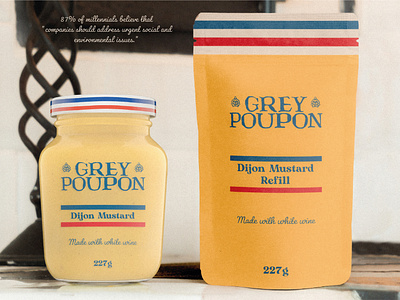 Grey Poupon brand refresh