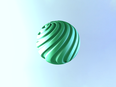 Sunny Sphere 3d 3d art 3d modeling bright sphere c4d cinema 4d cinema4d green sphere scifi sphere spheres