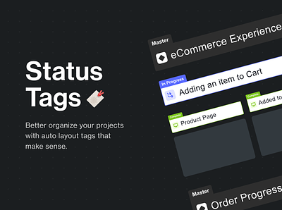 Status Tag - Free Community File community figma file plugins status tags