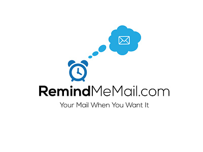 Remind Me Mail -logo design branding creative design design flat icon illustration logo vector