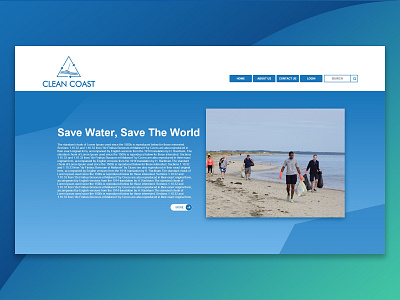 Clean Coast - User Interface Design creative design design flat logo ui ui design ui designer uidesign ux web website