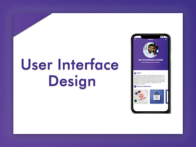 User Profile - User Interface Design branding creative design design flat illustration logo ui ui design ui designer uidesign
