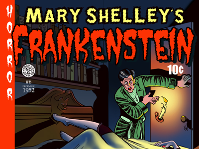 Frankenstein comic book poster detail comic comic book frankenstein teachers discovery