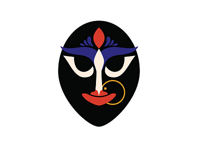 indian goddess eyes face god goddess graphic graphic art illustration india indian power vector vector art