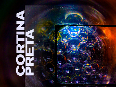 CORTINA PRETA design photography print typography