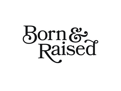 Born & Raised Identity branding identity logo logo design typography