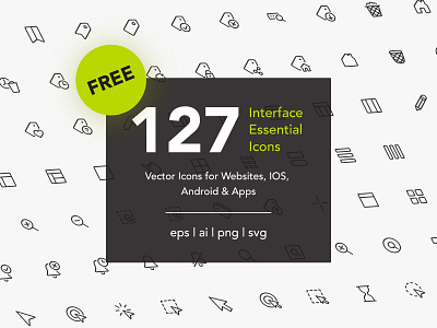 FREE Interface Essential Icons