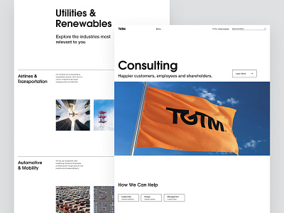 TGTM Website branding concept design inteface interaction landing ui ux