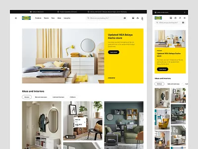 IKEA BD design inspiration inteface ui ux