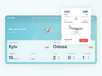 WINDROSE redesign concept design inspiration inteface ui ux