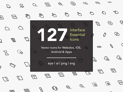 FREE Interface Essential Icons