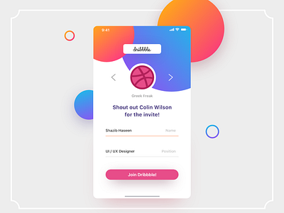 Welcome Dribbbbbbbbbbbbbbble! colorful debut debut shot debutshot dribbble dribbble debut mobile modern ui ui ux ux design ux ui